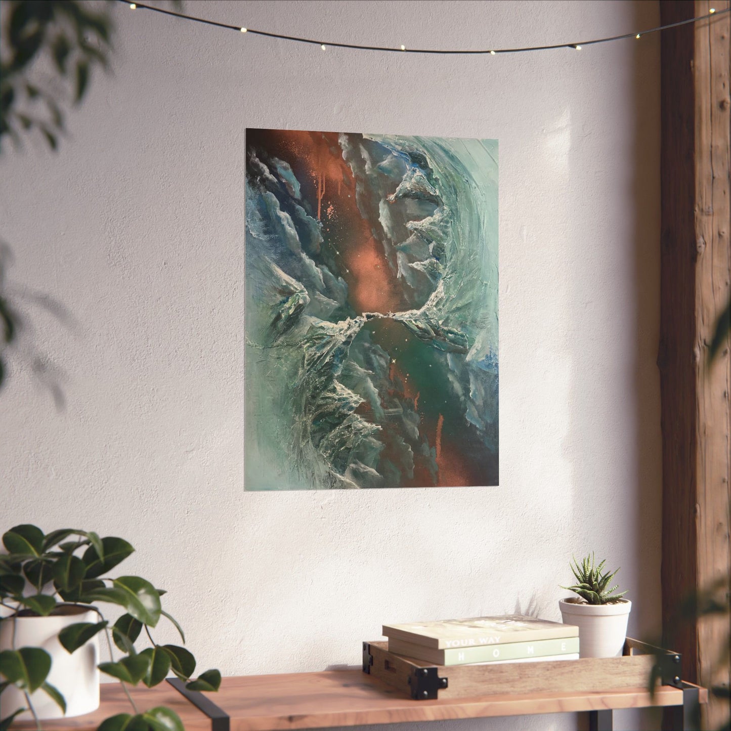 Clashing tens - matte poster