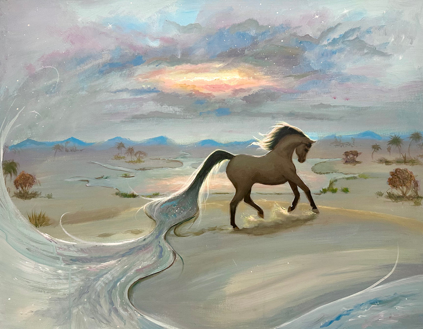 Forever Nightfall - original painting