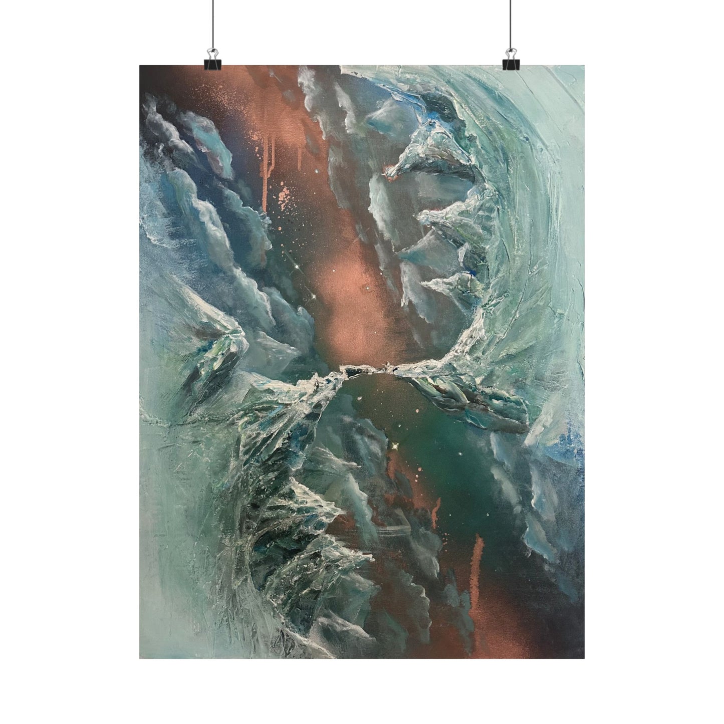 Clashing tens - matte poster