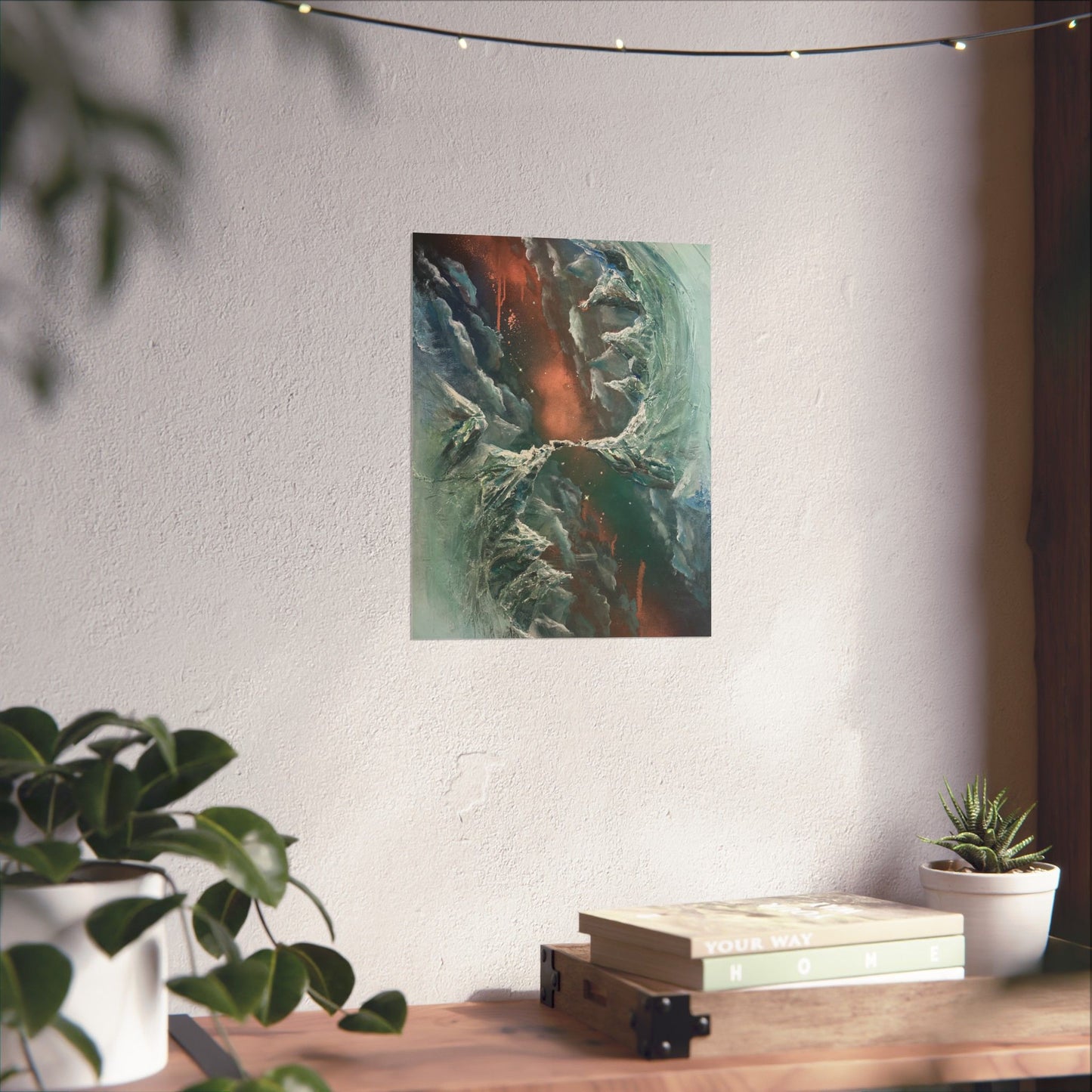 Clashing tens - matte poster