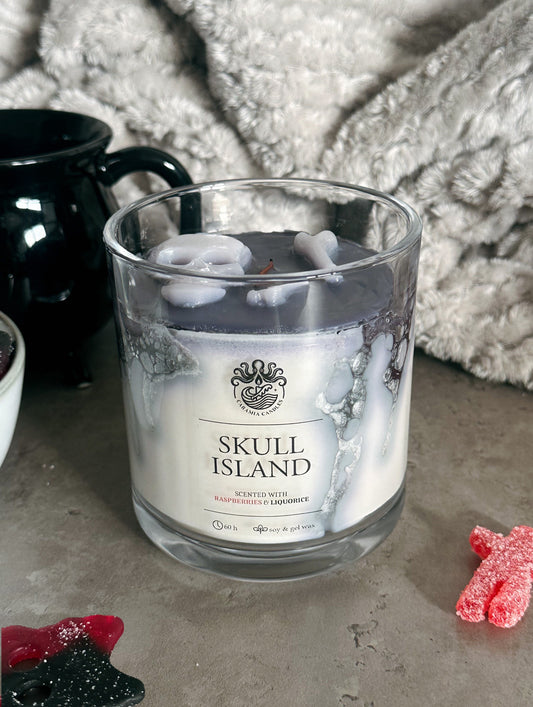 Skull Island - raspberry & liqourice